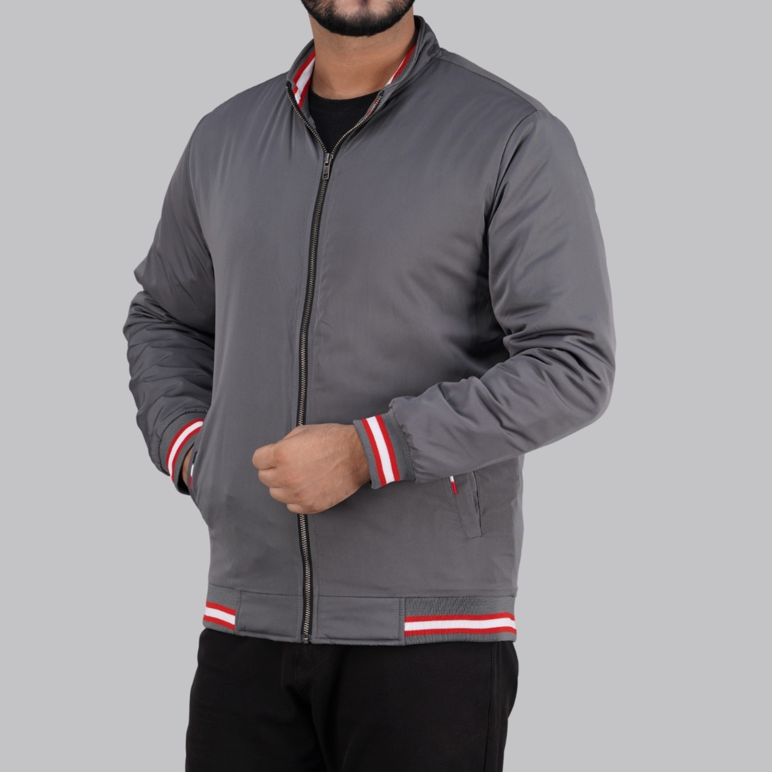 Winter Padding Jacket For Men - Grey