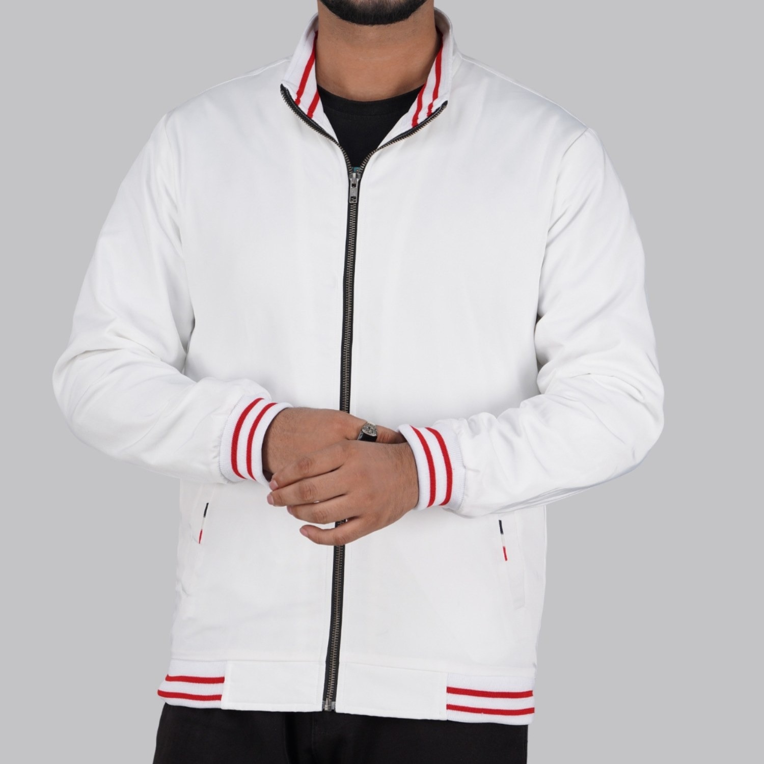 Winter Padding Jacket For Men - white